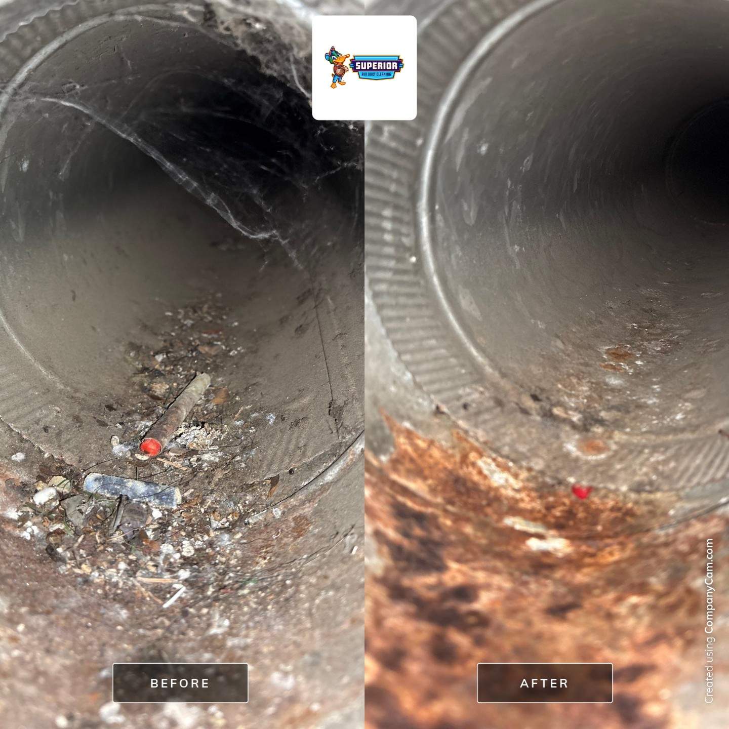 Comprehensive Residential Air Duct Cleaning and Debris Removal in Mercer by Superior Air Duct Cleaning
