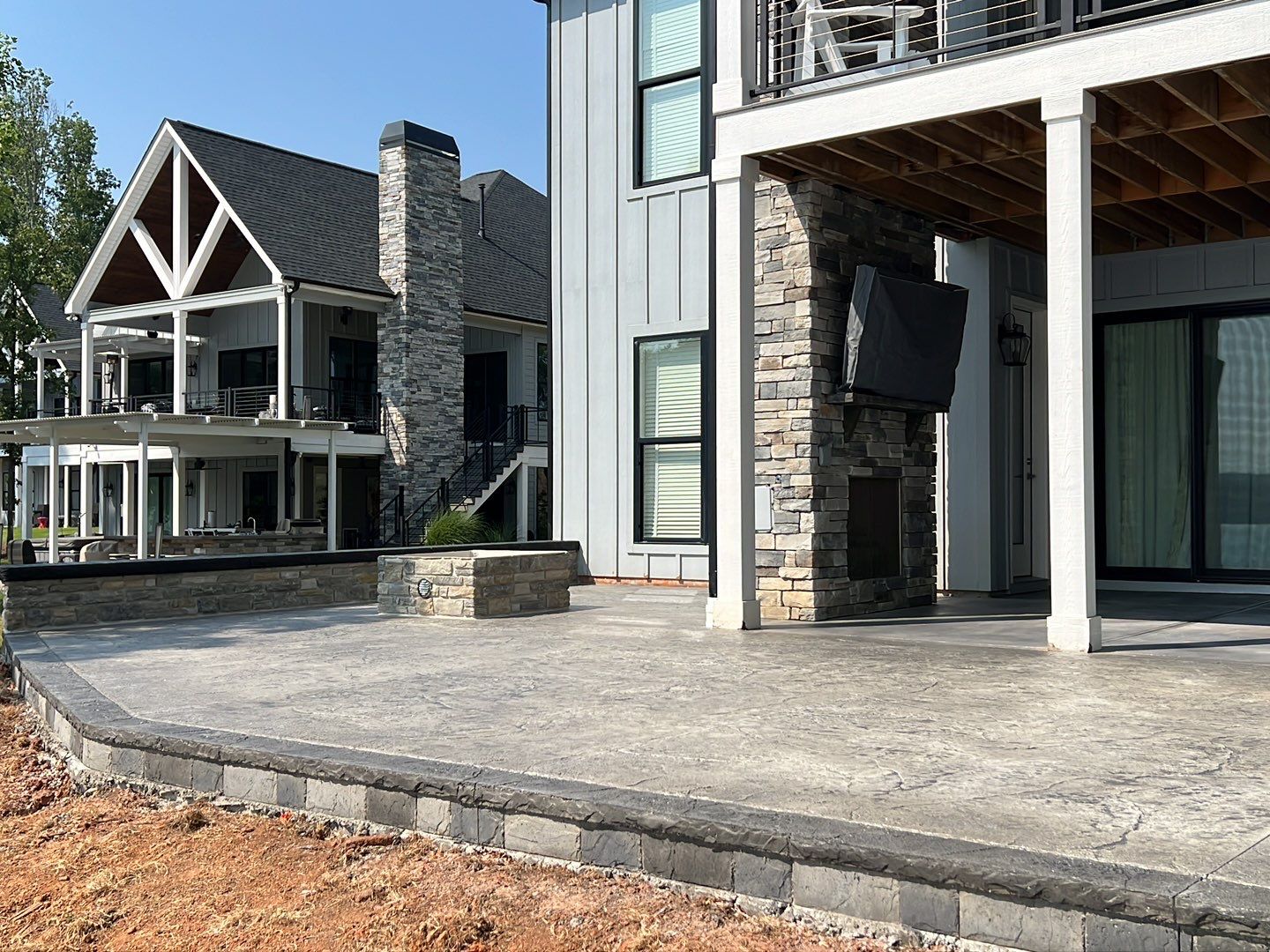 Stamped Concrete Patio by Xtreme Concrete Services