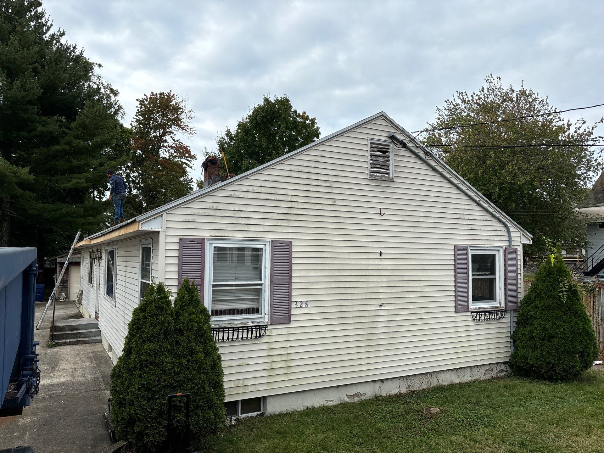Residential Roofing Installation using Owens Corning TruDefinition Duration - Estate Gray by A Plus Exterior