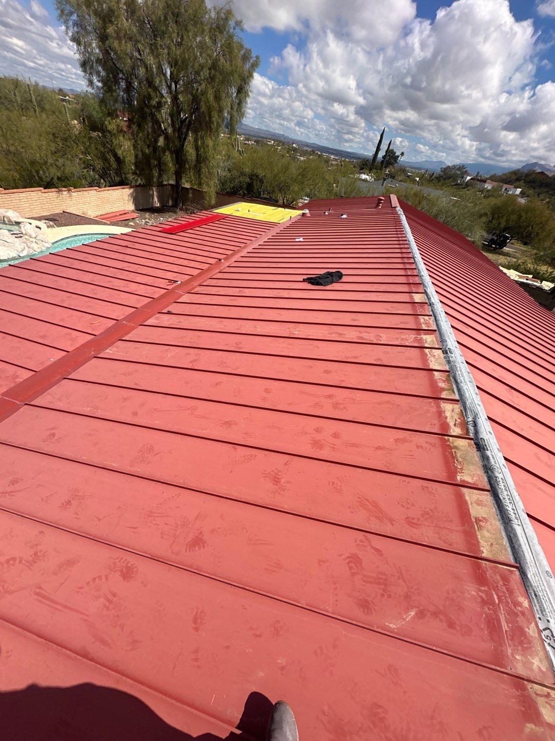 Colonial Red Standing Seam by Reimagine Roofing