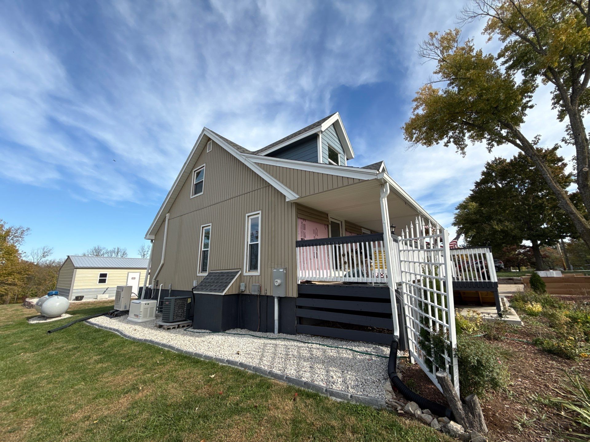 Out with the Old , in with the Blue  by EEC  Windows, Siding & Roofing 