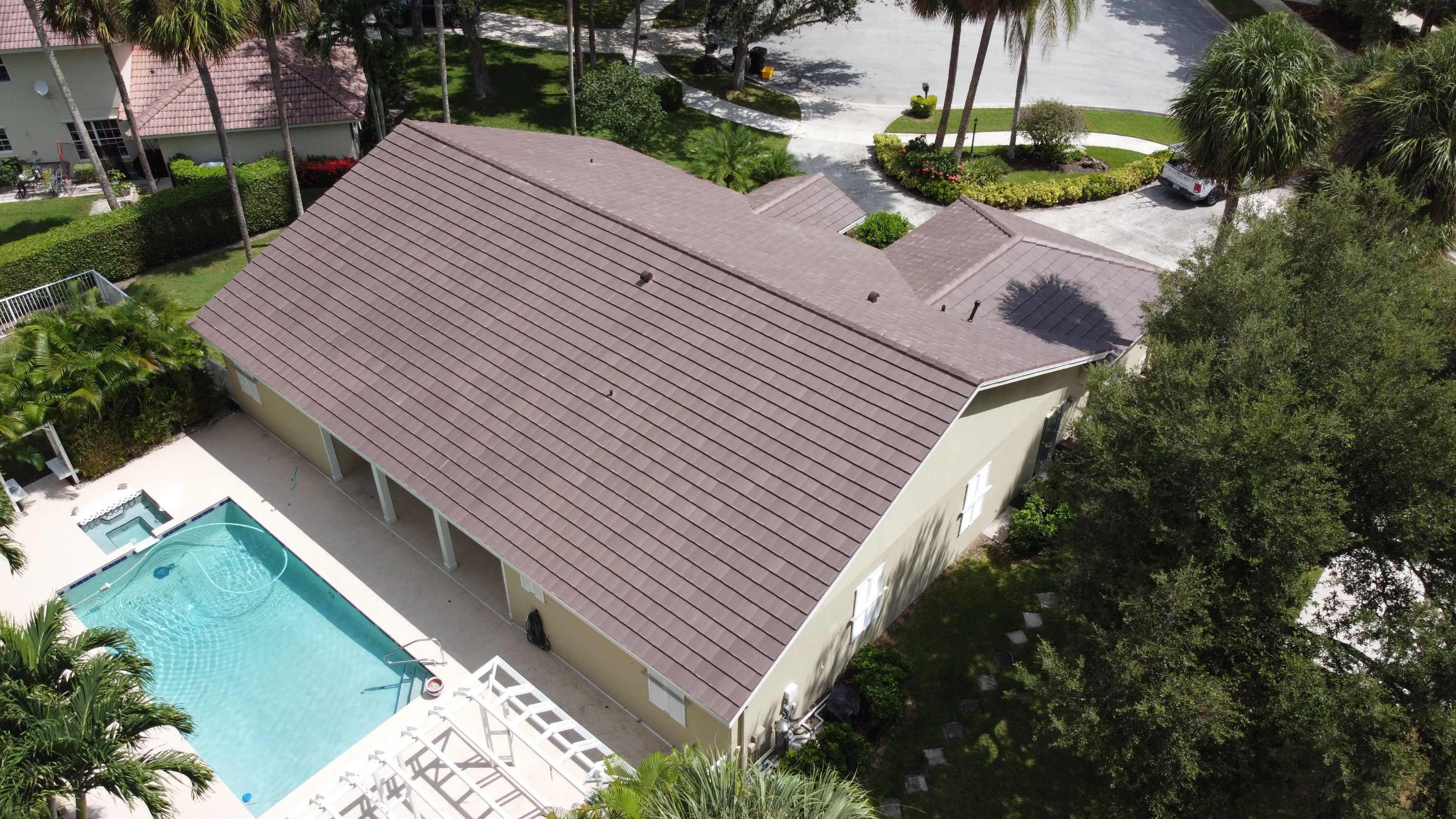 Residential Roofing Installation using Eagle Roofing Tile by BLUES BROTHERS ROOFING