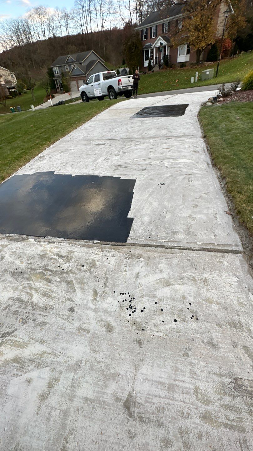 Twilight Driveway Project in Bridgeville by Floors in a Day, Inc