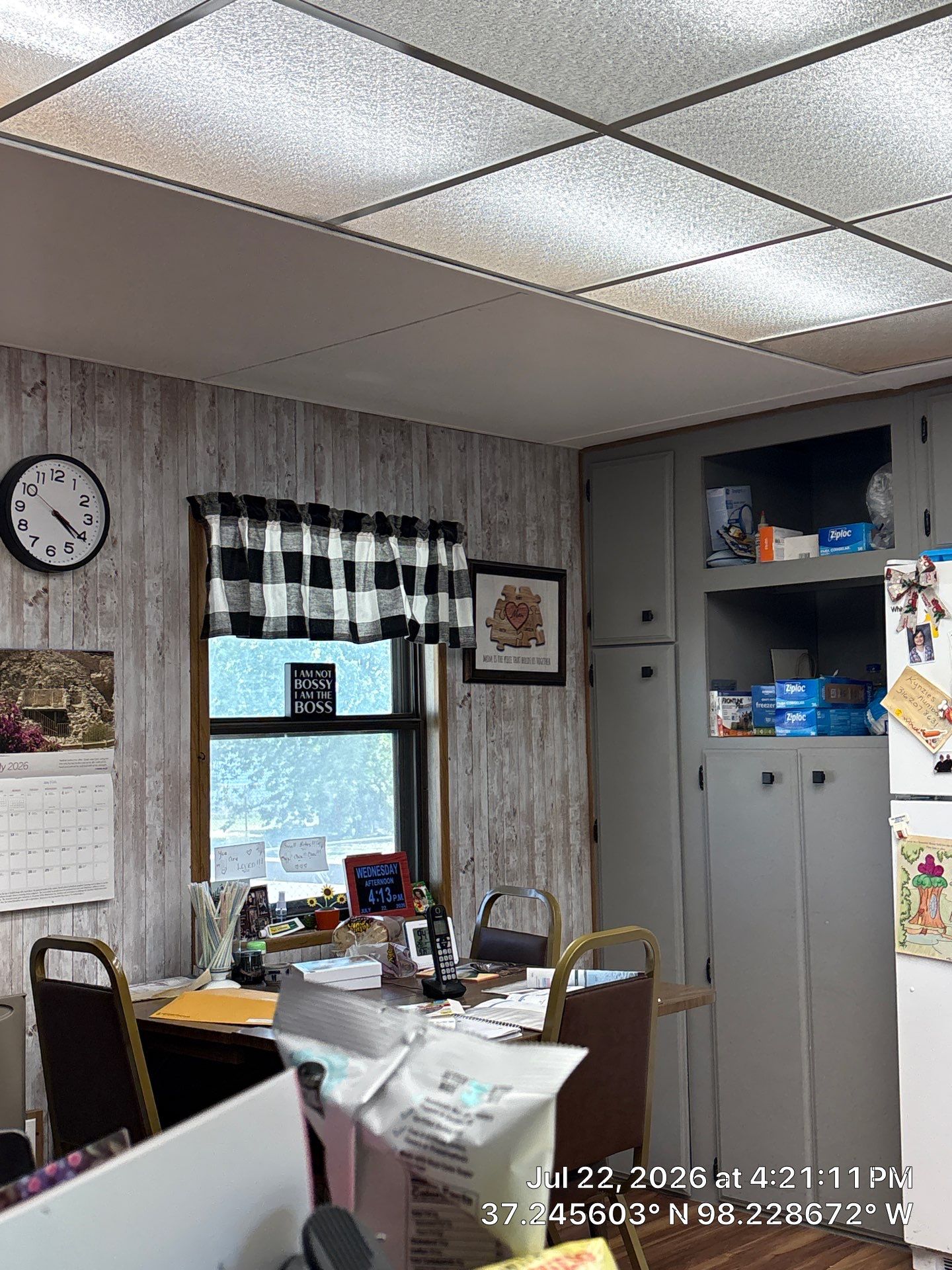 Kitchen Renovation Featuring Grey Cabinetry and Laminate Flooring in Attica by CompanyCam Sales Demo