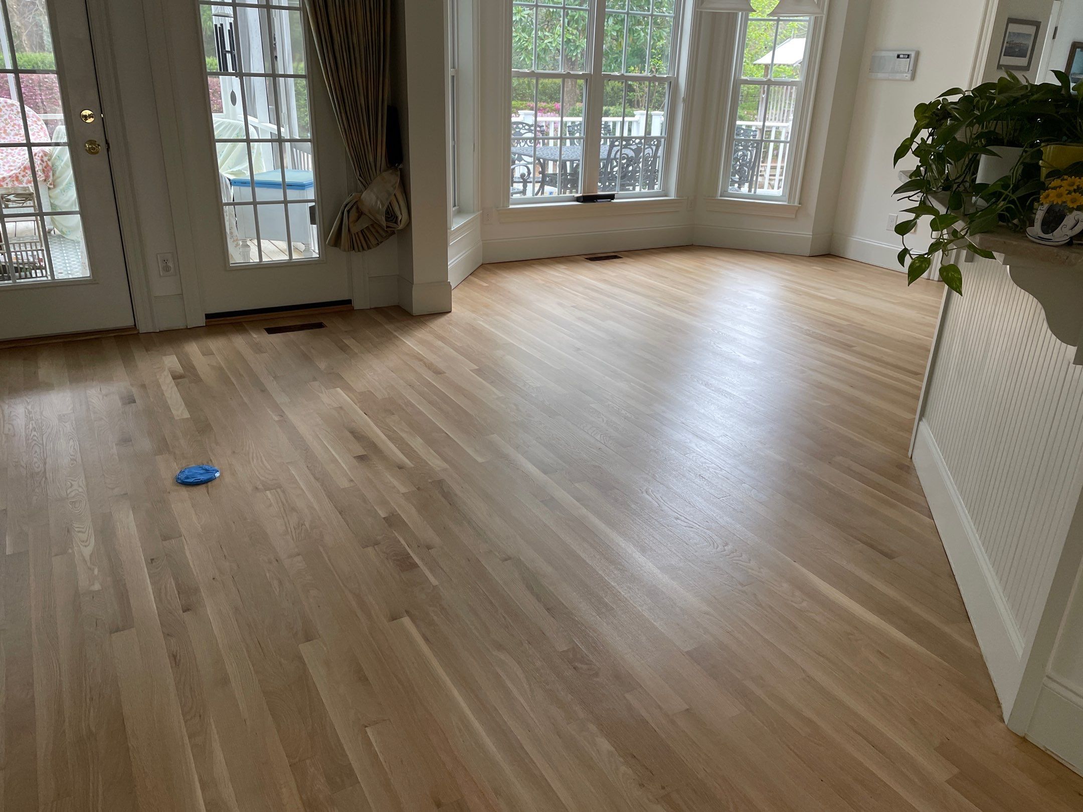 Sand and Refinish using Bona Waterbased by Footprints Floors of Coastal Carolina