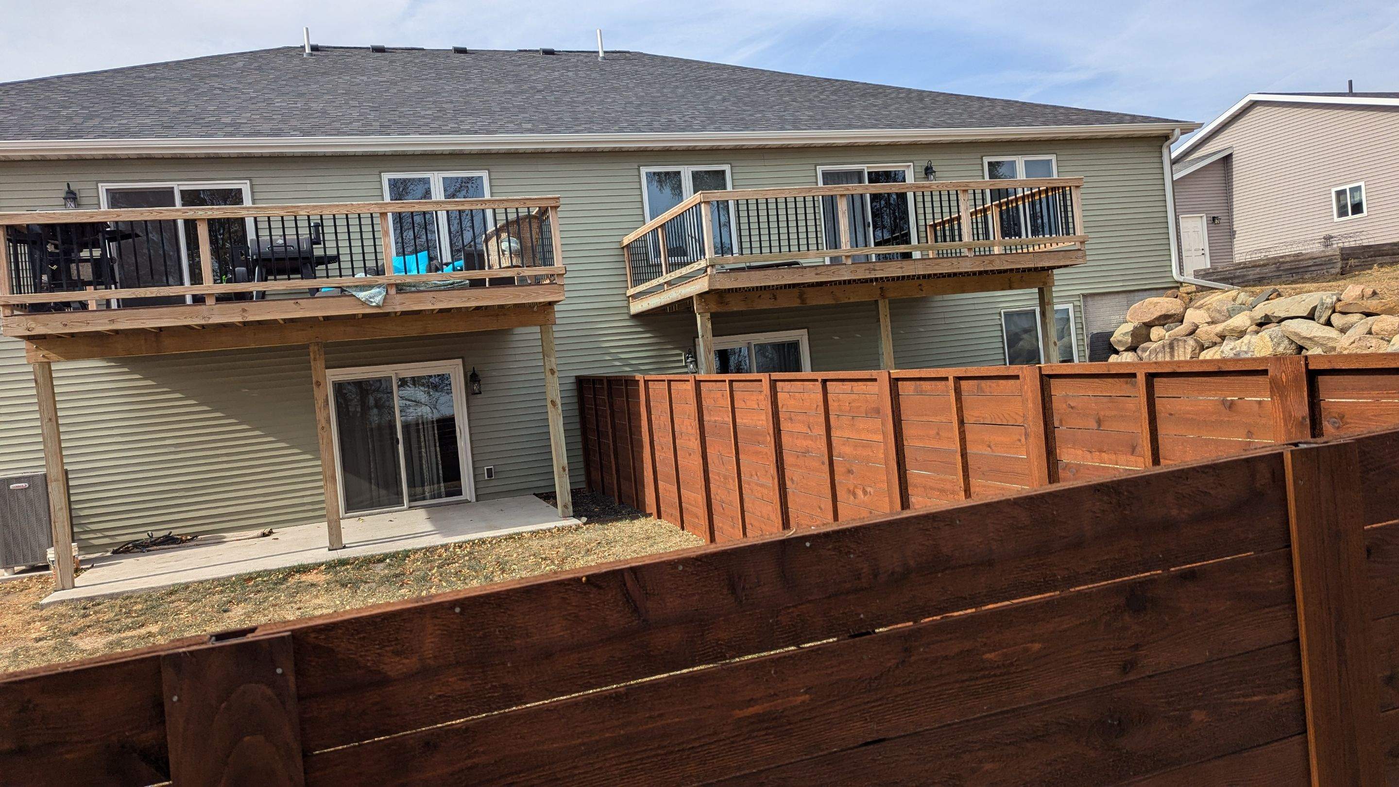 Project in Janesville by Perfect Picket Fence and Stain