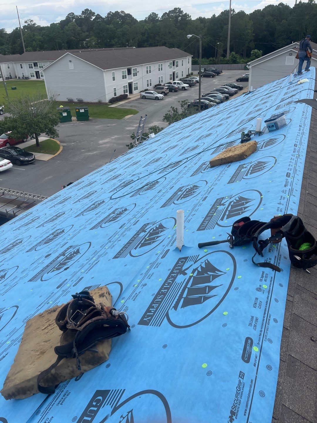 Residential Roofing Installation using Roof Replacement by American Roofing & Construction LLC