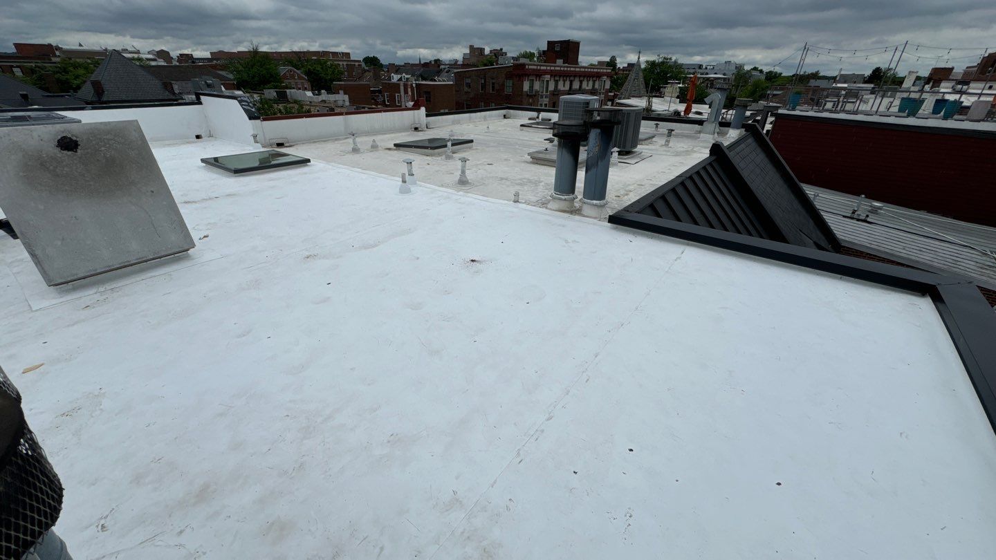 Alexandria: Carlisle Syntec TPO Flat Roof Installation by RM Banning, Inc.