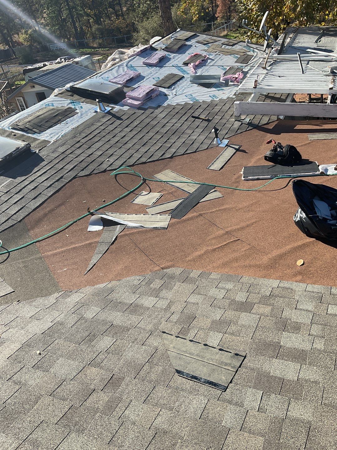 Residential Roofing Installation using Owens Corning Roofing Shingles by Byers Enterprises 