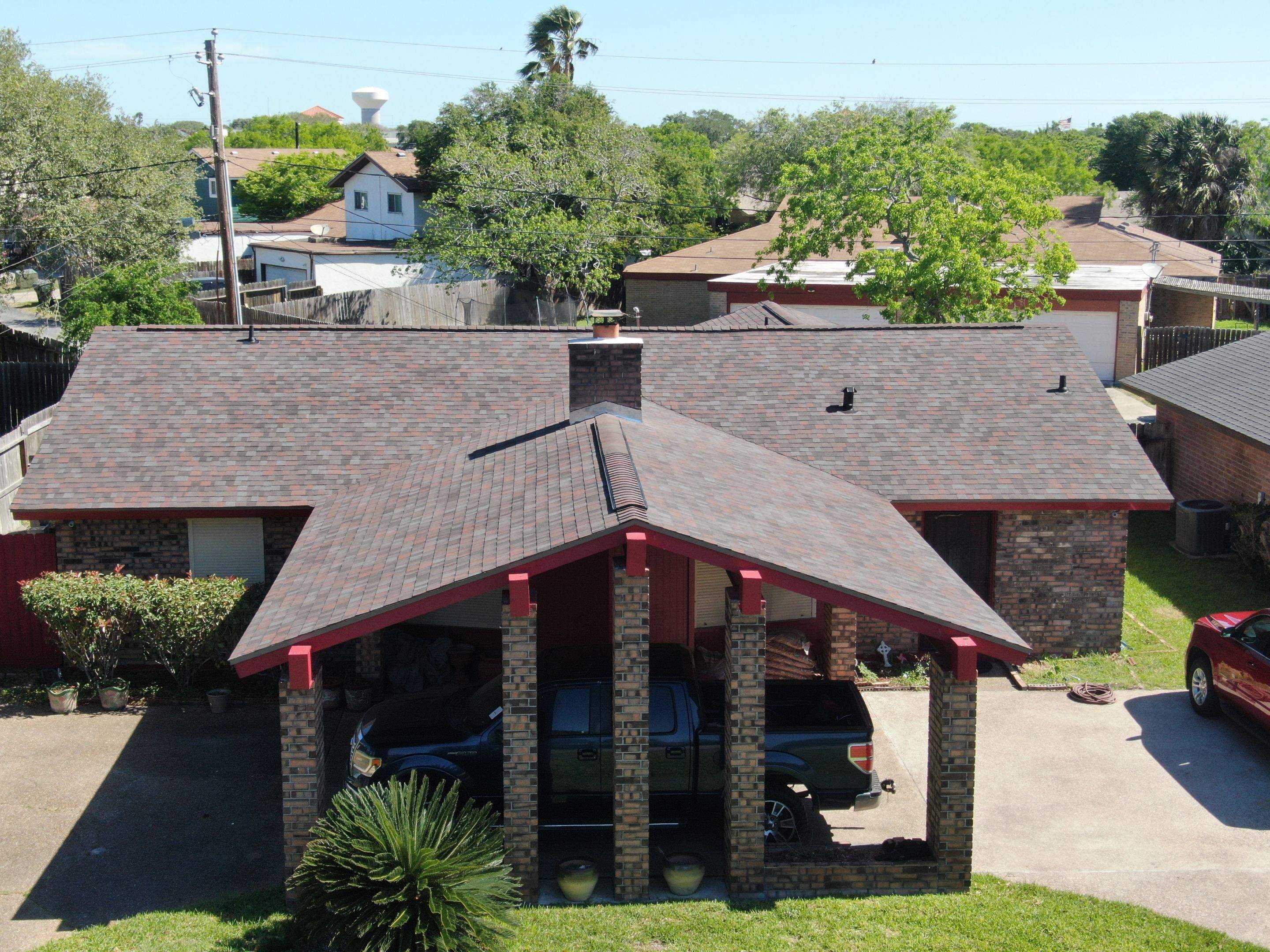 She looks good in Red by Bayfront Roofing and Construction