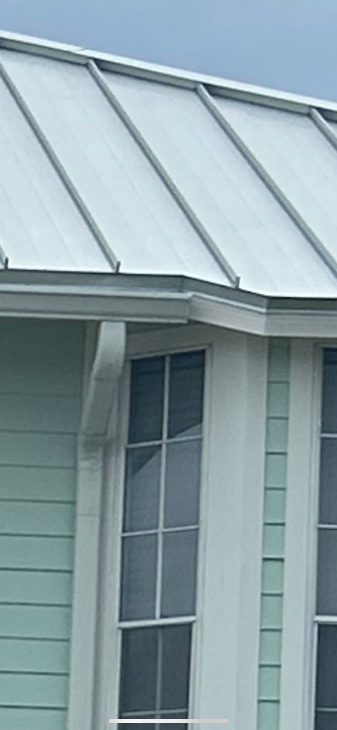 3x4 elbow Downspouts in Sanibel FL by Gutter Professors