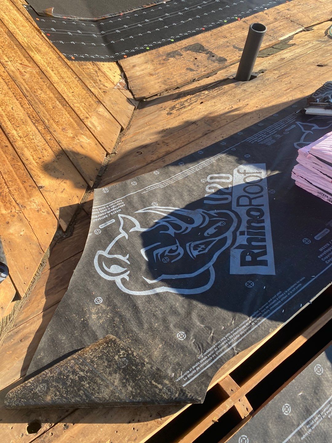 Residential Roofing Installation using Ownens Corning Duration Brownwood by Absolute Roofing and Construction