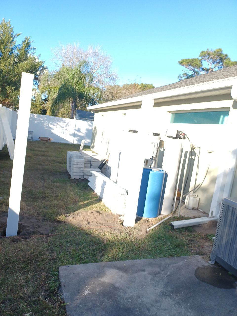 Venice, FL 6 ft. Tall White Vinyl Privacy Fence  by Asap fence and gates, LLC