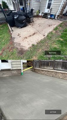 Broom Finish Patio