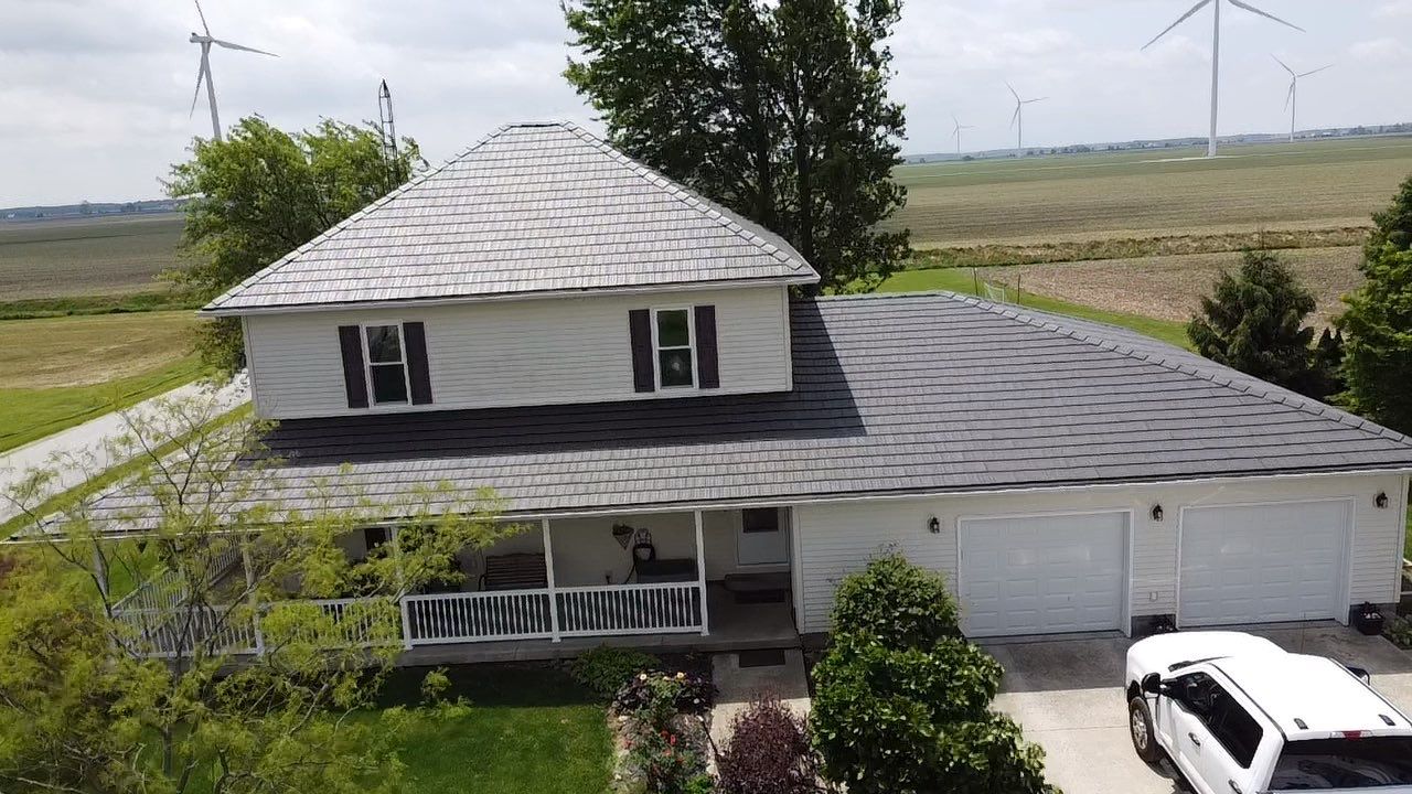 Wind-Resistant Metal Shingle Shake Roof Installation – Lima, Ohio by 4Ever Metal Roofing
