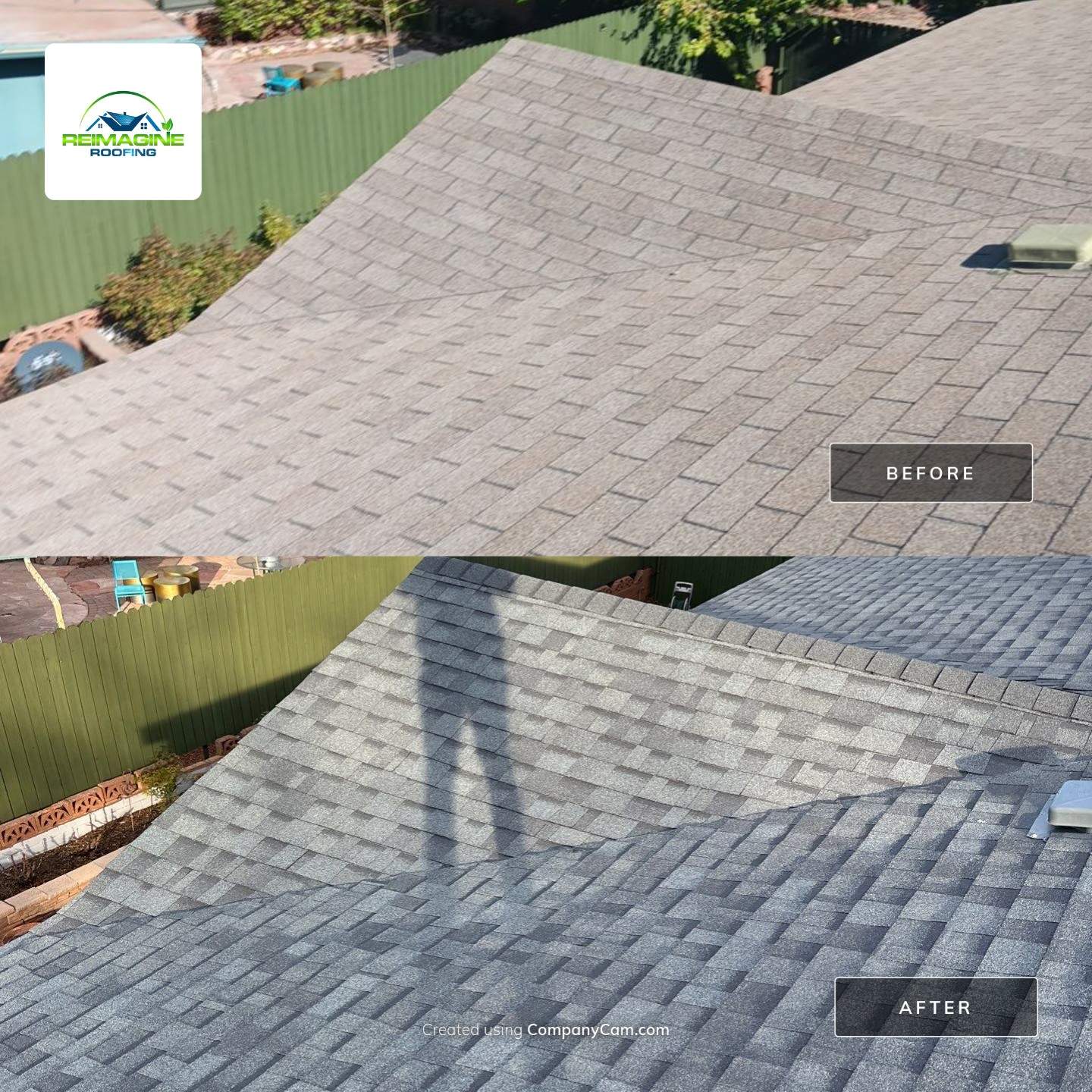 Estate Gray Shingles by Reimagine Roofing