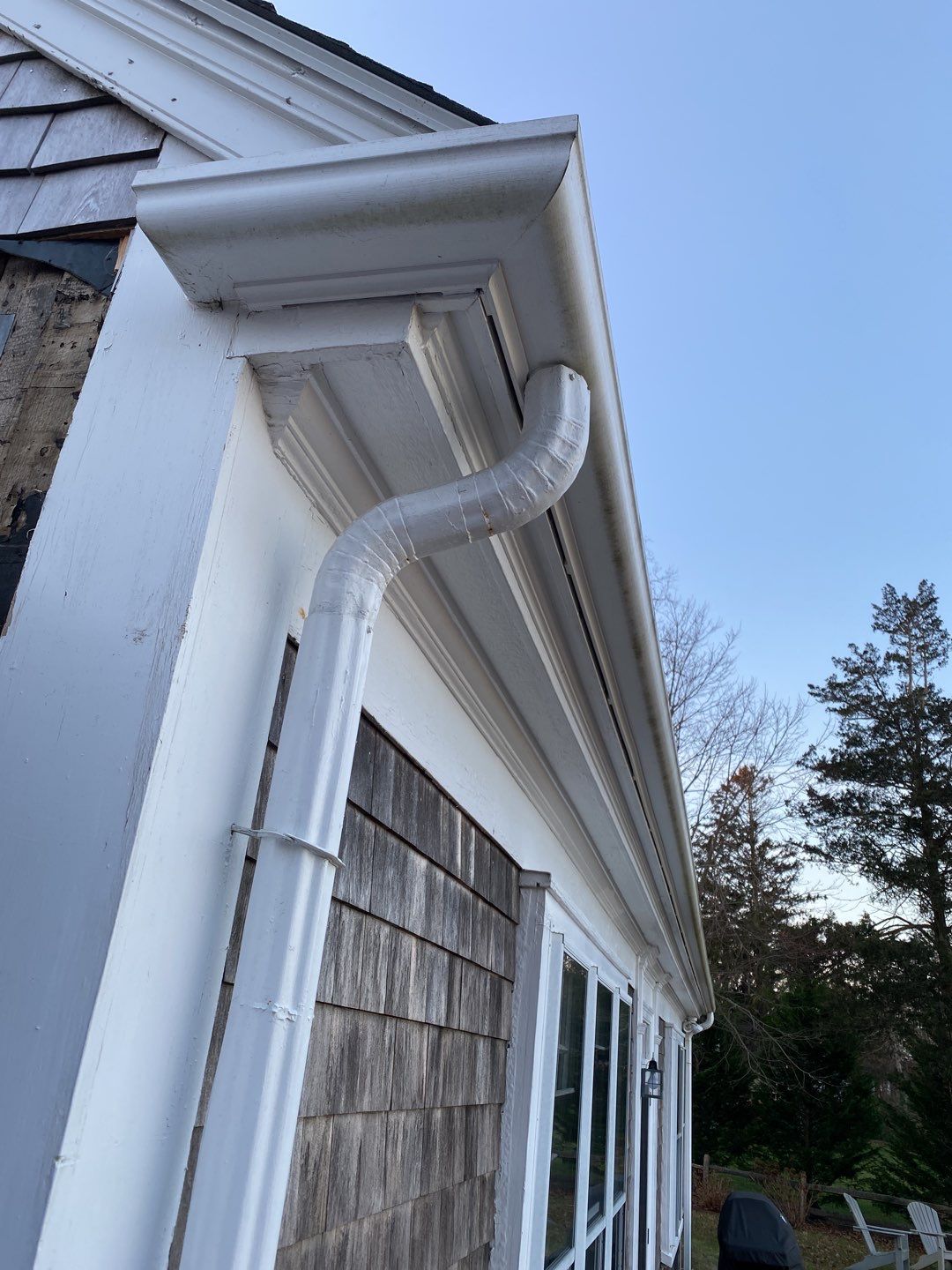 Fiberglass Gutter Installation in Falmouth, MA by Gutter Pro by Gutter Pro Enterprises