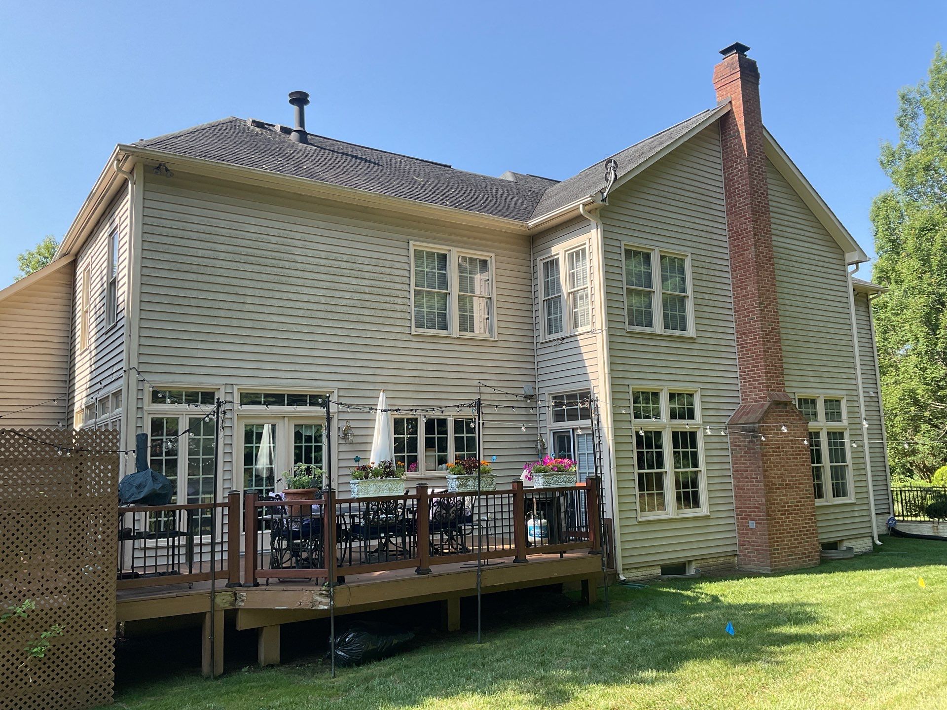 New Gutters, New Floor, New steps, New Paint job by Alpha Design Services
