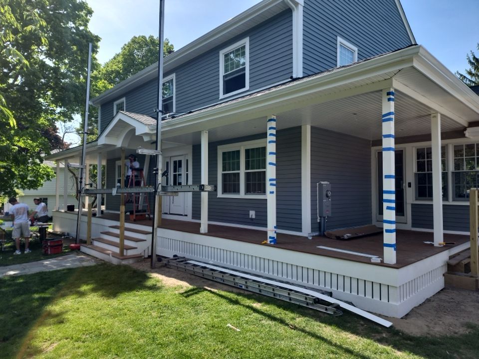 Siding Installation using James Hardie by UBrothers Construction
