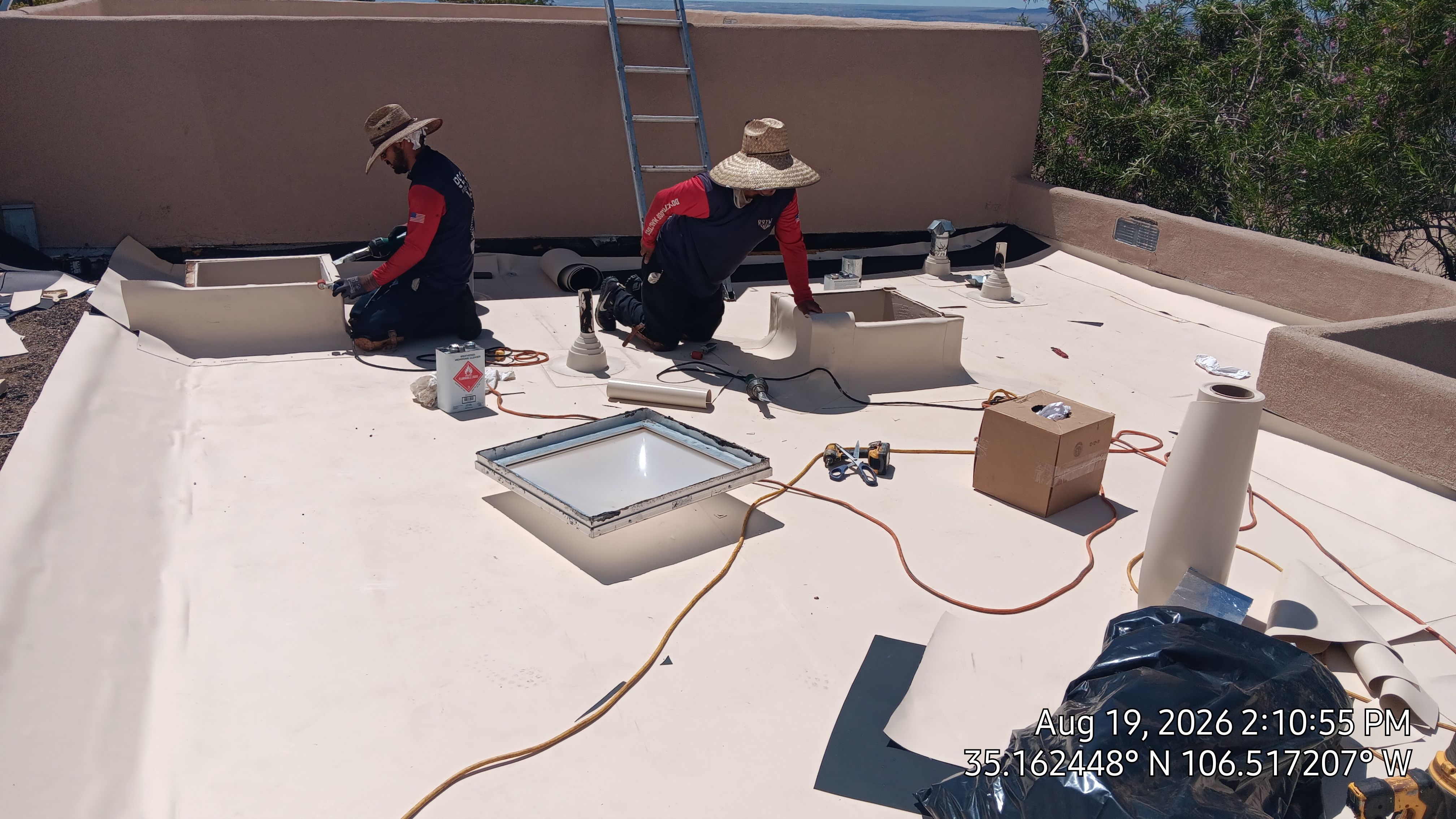 TPO Roof Replacement and Wood Repair in Albuquerque by Doyle Roof Masters Inc