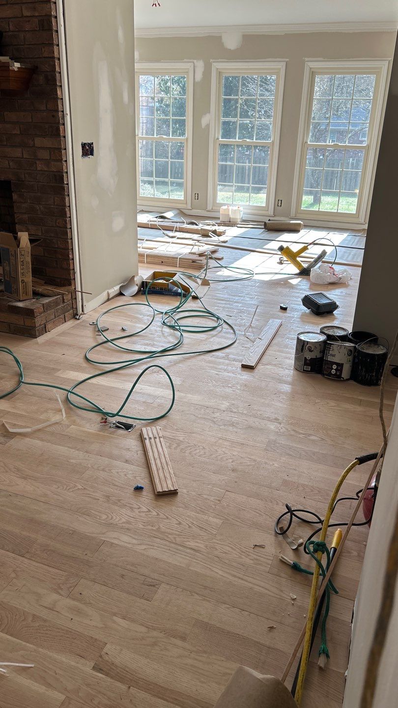 Hardwood Install & Refinish in Jacobean Satin  by Footprints Floors of Nashville