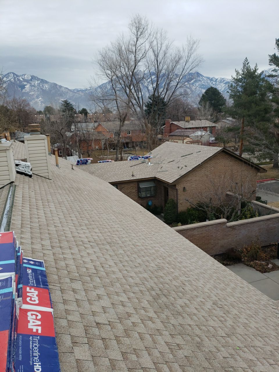 Storm Damaged Roof using GAF Timberline HDZ - Lifetime Shingle by The Roof Doctor