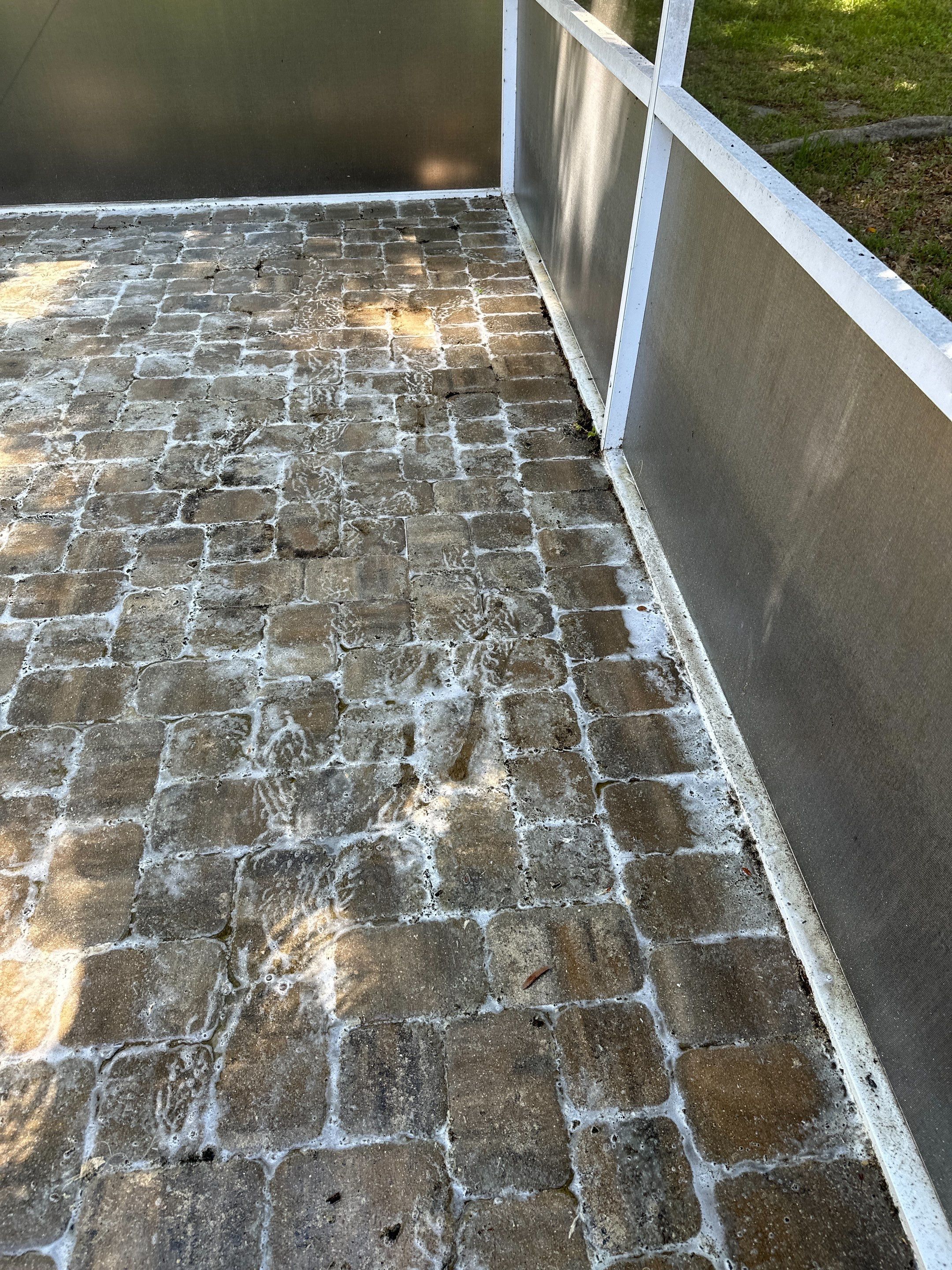 Paver Pool Deck Cleaning in Fair Oaks, Bradenton, FL | Sunshine AquaWash by Sunshine AquaWash