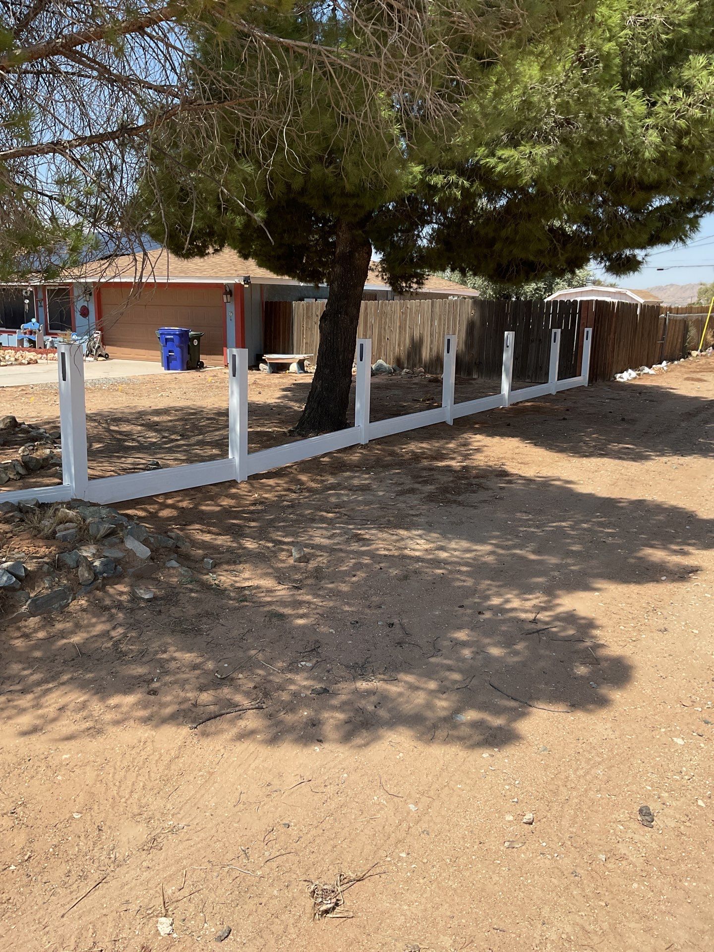 Fence Installation using Vinyl by Fence Guys Inc. 