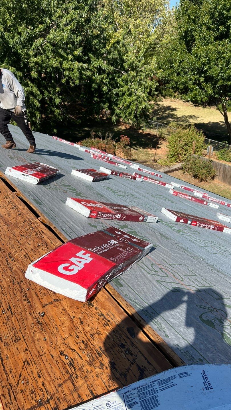 Residential Roofing Installation using GAF Natural Shadow  by A & H Roofing and Contracting