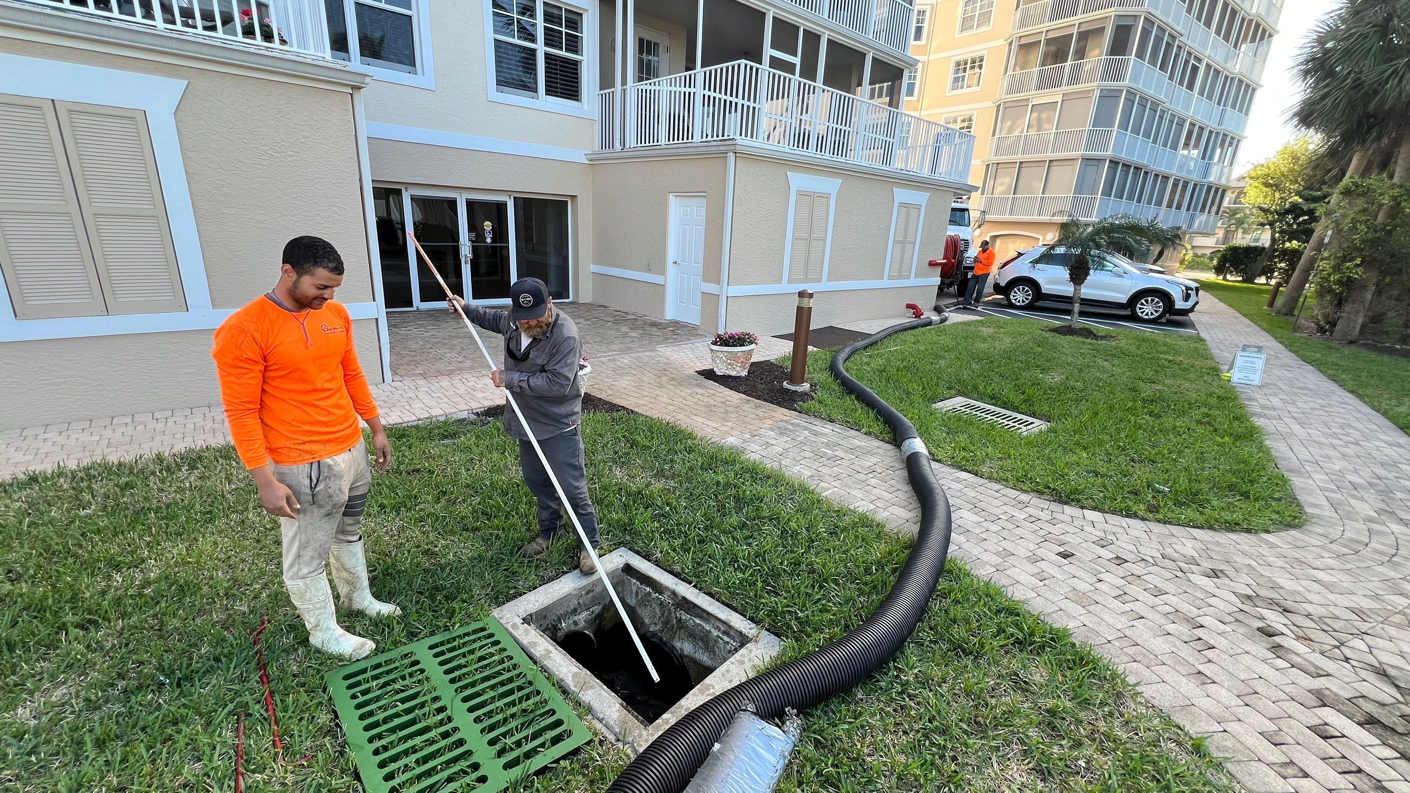 Condo Complex Stormwater System Maintenance by Don Mar, Inc. Storm Water Solutions