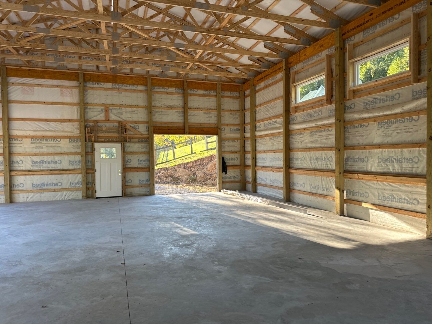 Large Garage Build by Bec Construction Llc