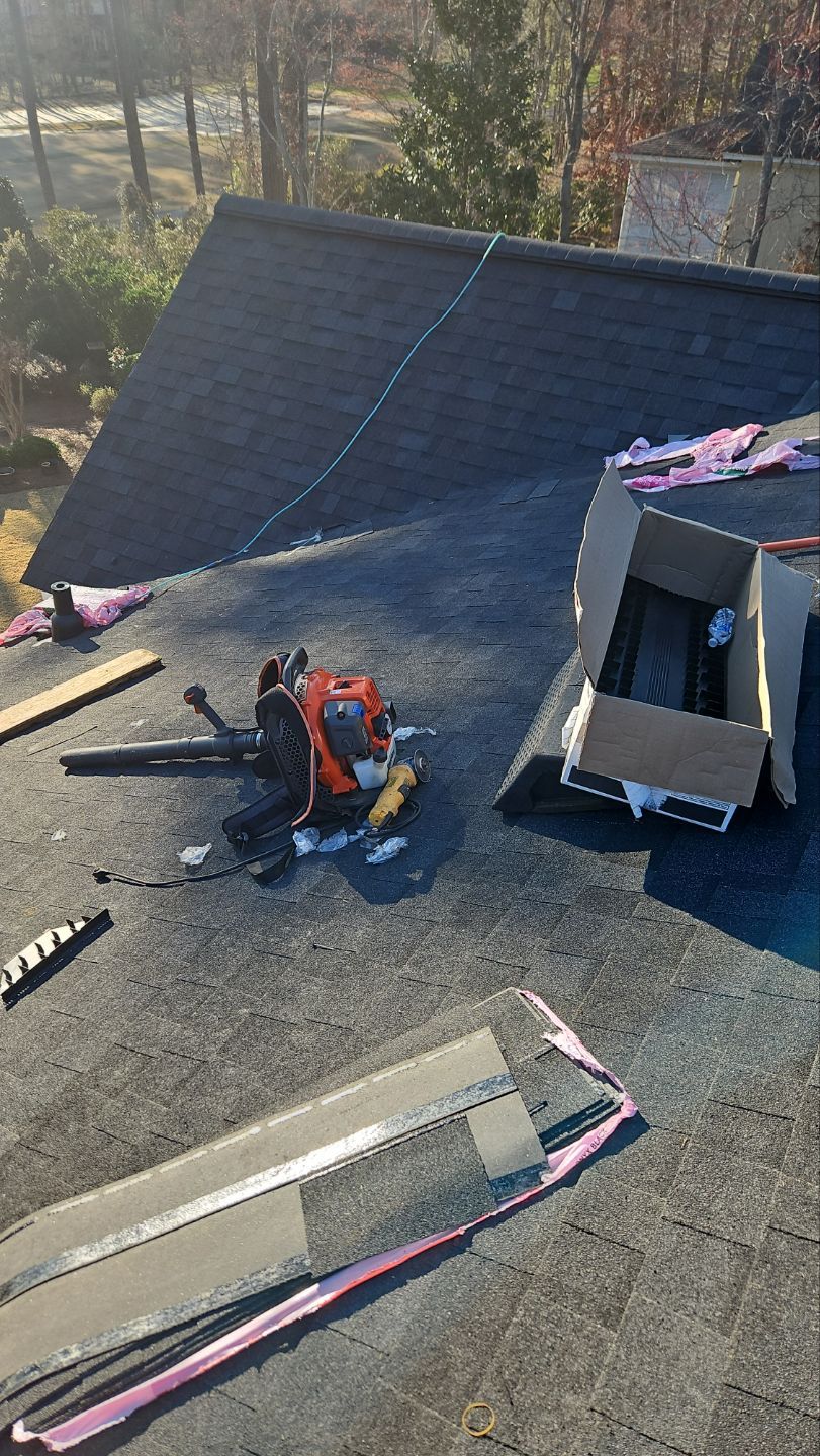 Residential Roofing Installation using Owens Corning® Oakridge Onyx Black by Indigo State Roofing