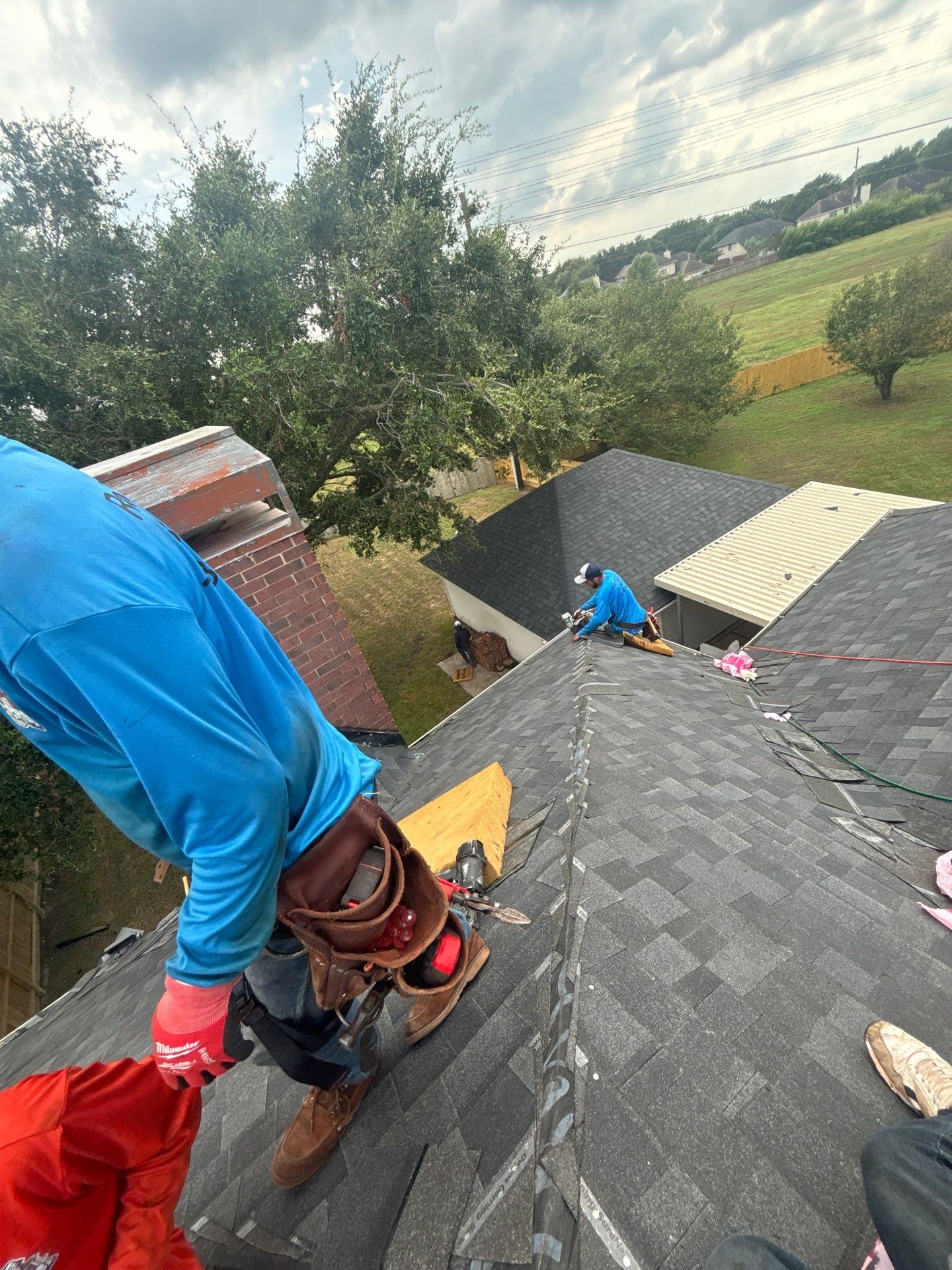 Residential Roofing Installation using Owen's Corning Duration (Lifetime) Shingles by Roof Repair Company