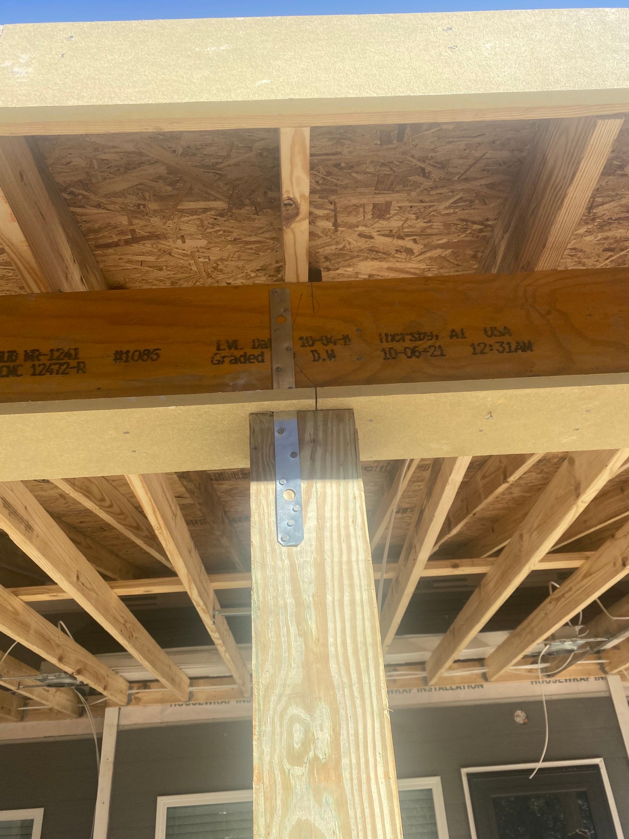 Screened-In Porch Construction With White Beadboard Ceiling In Cumming by Swift Home Renovations 