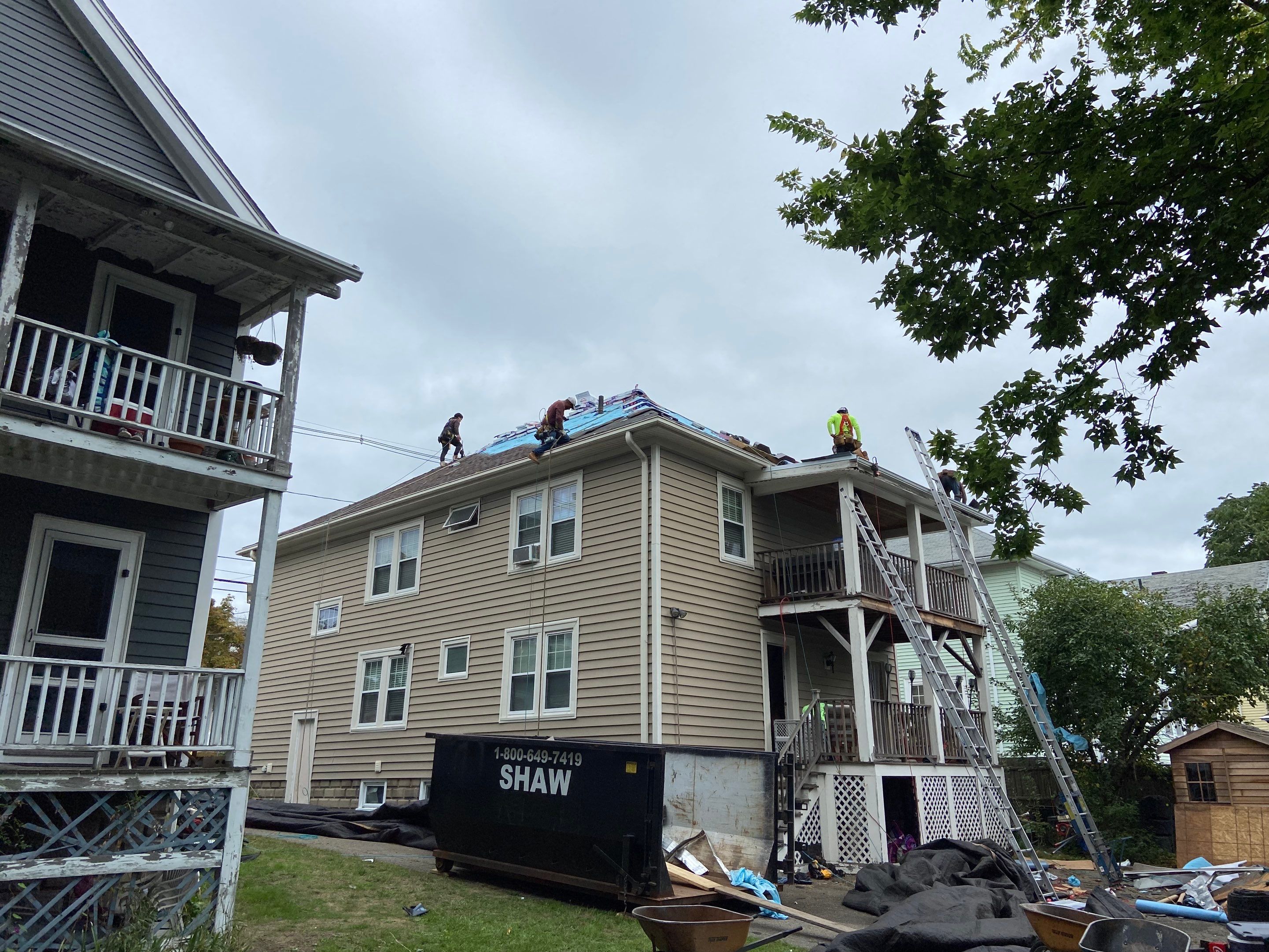 Residential Roofing Installation using GAF Timberline HDZ by Sensible Home Solutions