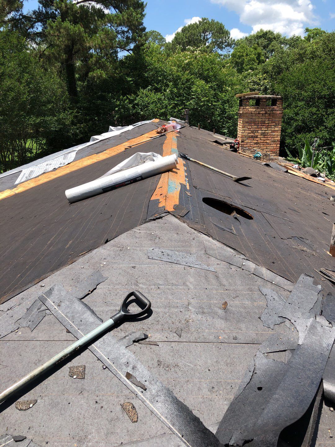 Residential Roofing Installation using Roof Replacement by American Roofing & Construction LLC