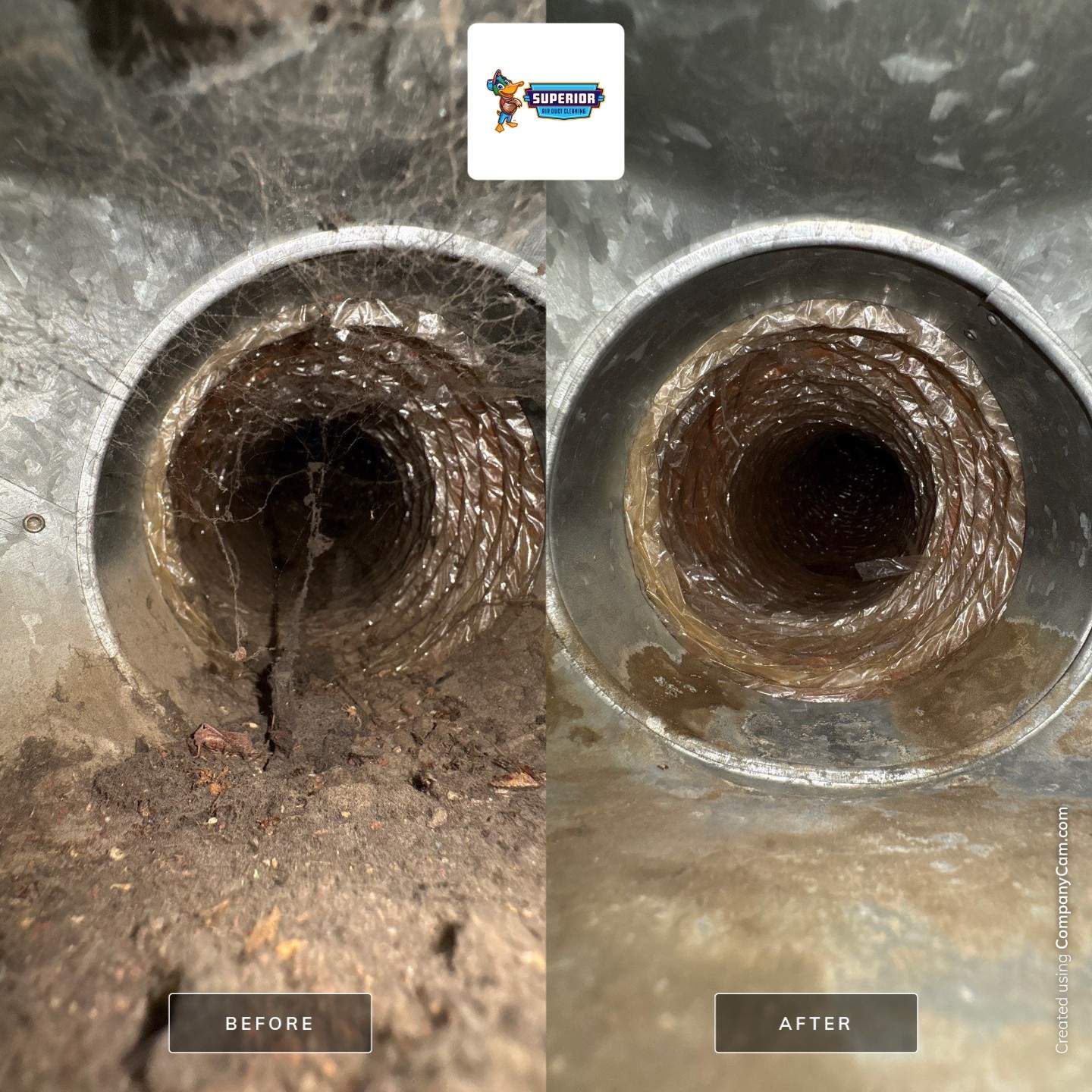 Air Duct Cleaning With a Vacuum Truck in Ellwood City by Superior Air Duct Cleaning