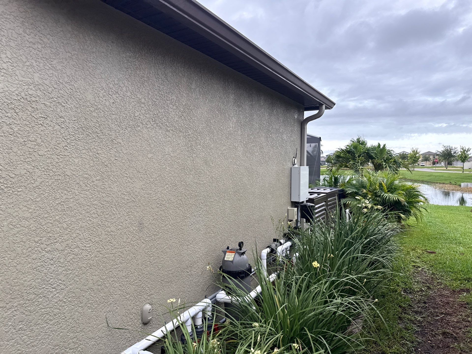 2-Story Asphalt Shingle Roof Cleaning & House Wash – Cypress Mill, Sun City Center, FL by Sunshine AquaWash
