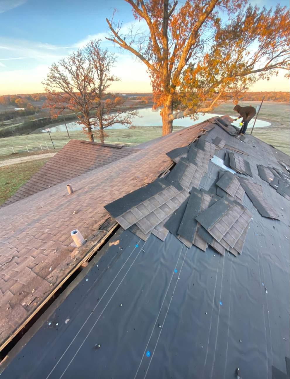 Project in Grand Saline by Rhino Roofing and General Contracting, LLC