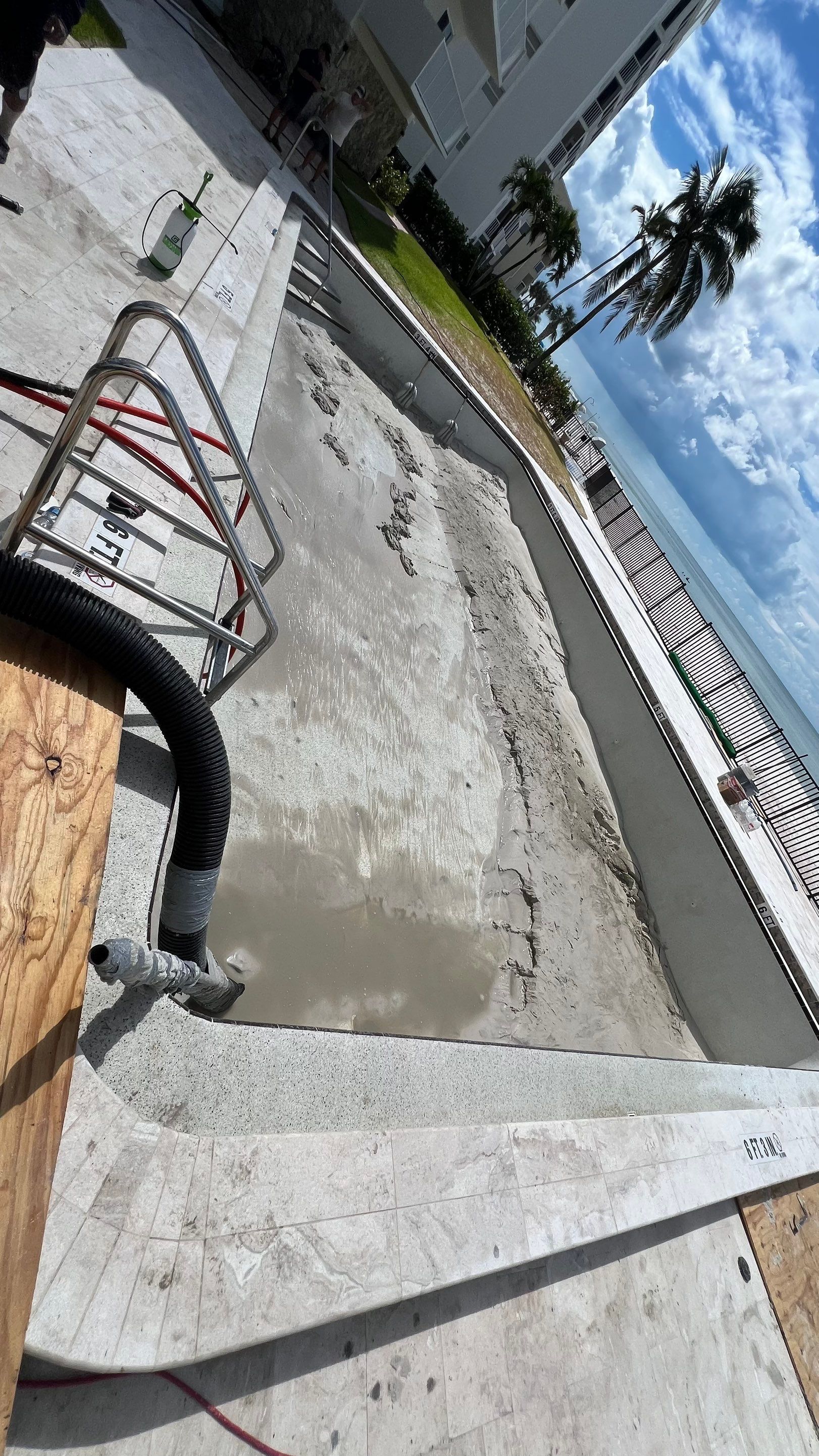 Naples Condo Pool Cleanout by APS Power & Water