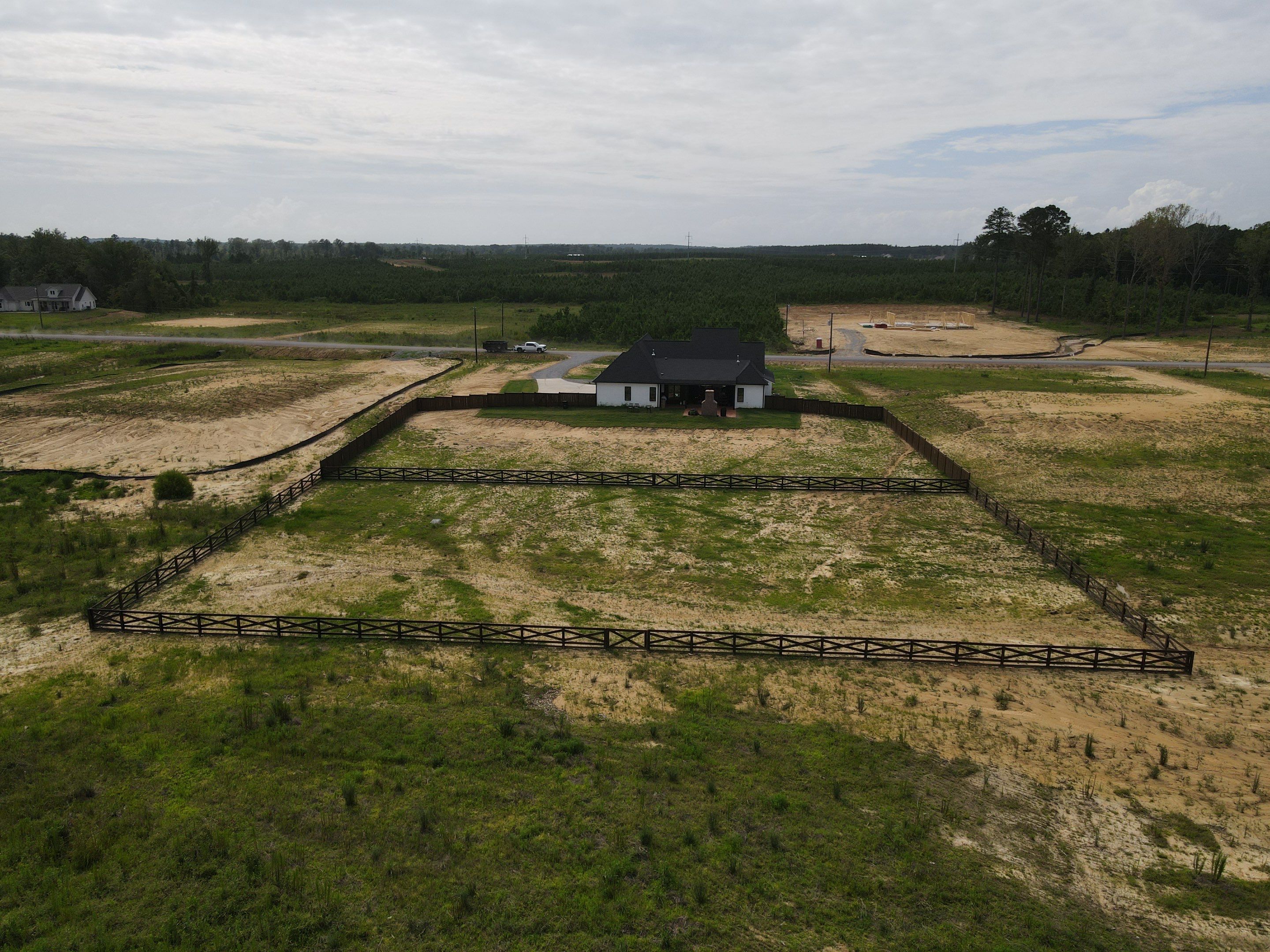 6ft Good Neighbor/4ft Farm Fence by Roberson Construction LLC