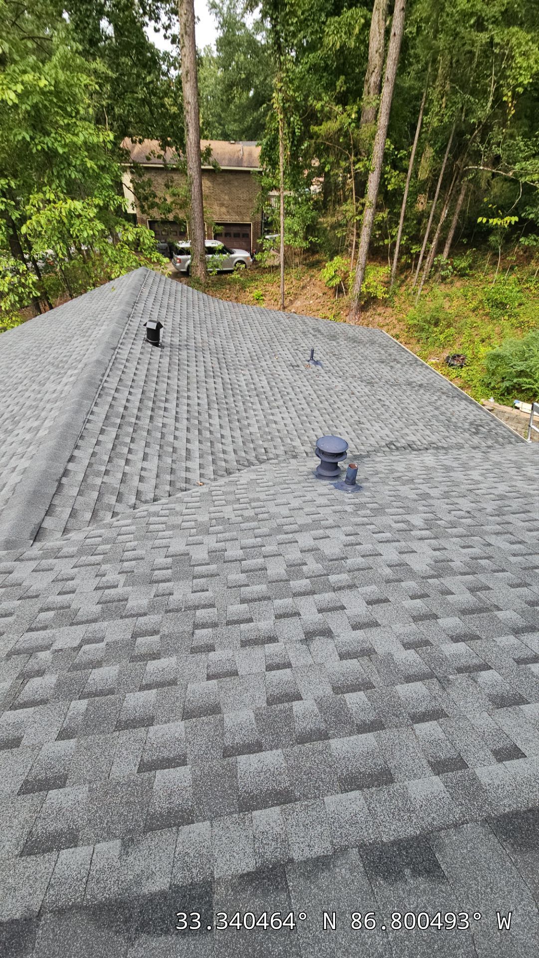 Shingle Replacement in Pelham (Charcoal) by The Roofing Dudes
