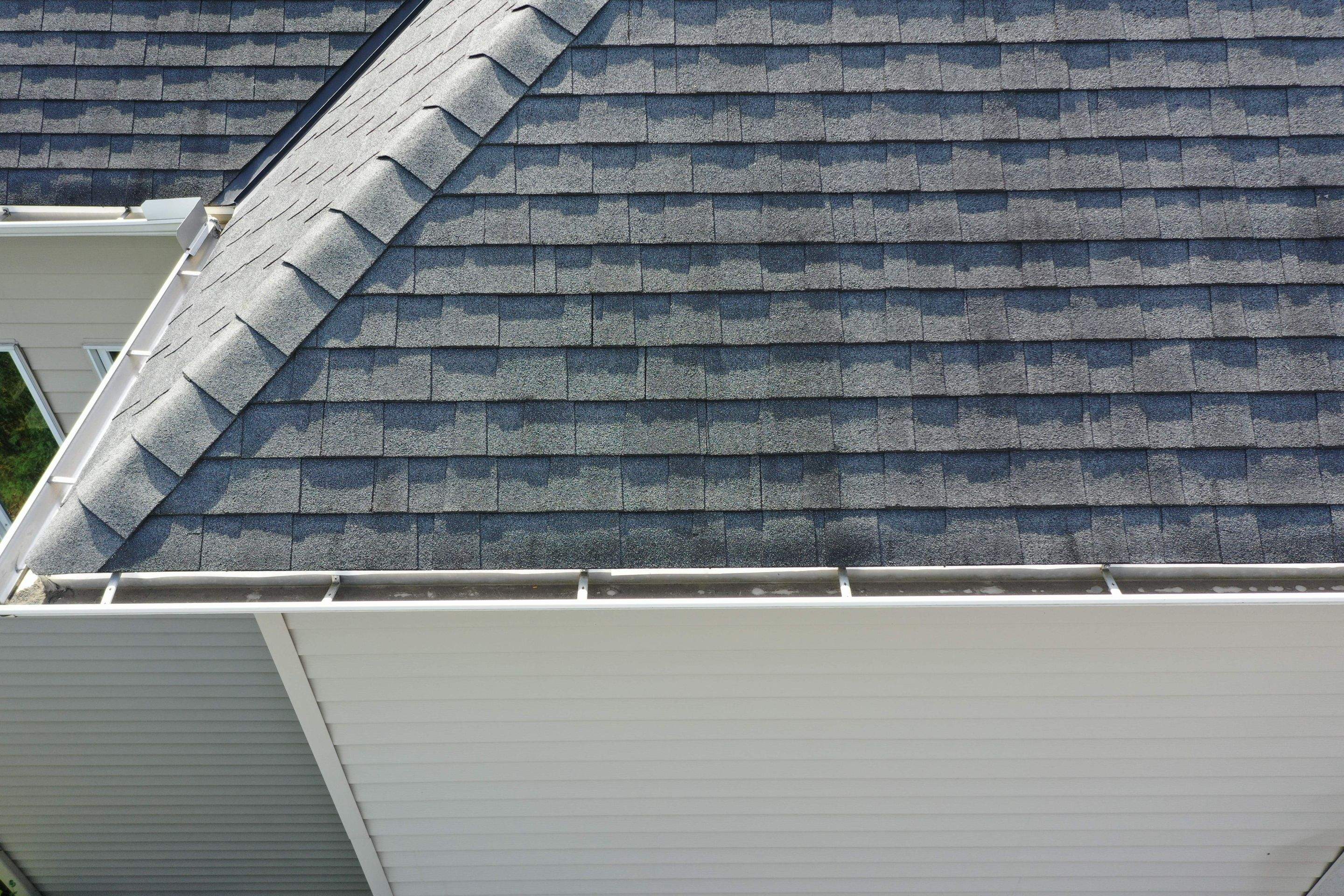 Residential Roofing Installation using Certainteed Landmark Moire Black by MODERN EXTERIOR SYSTEMS
