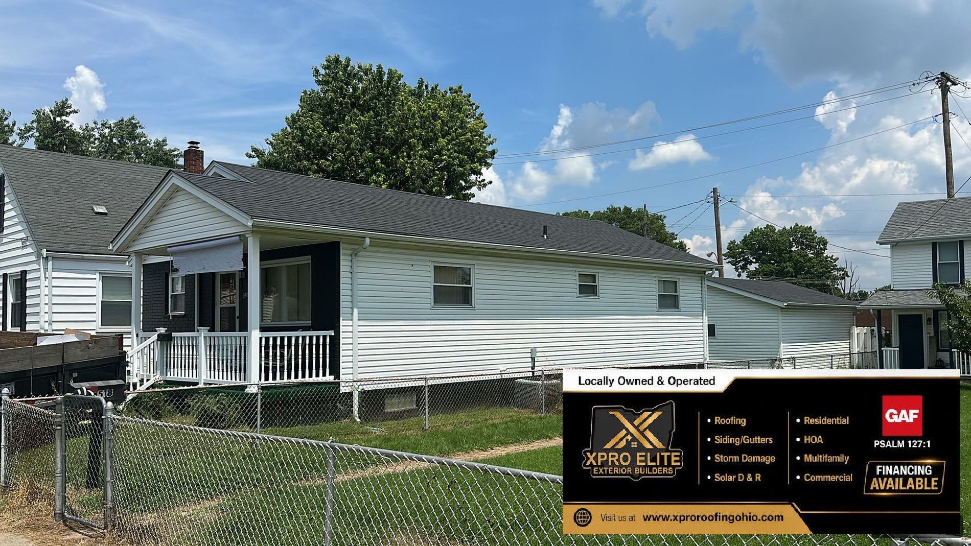 Residential Roof Replacement and Vinyl Siding Installation in Hamilton by XPRO ELITE LLC