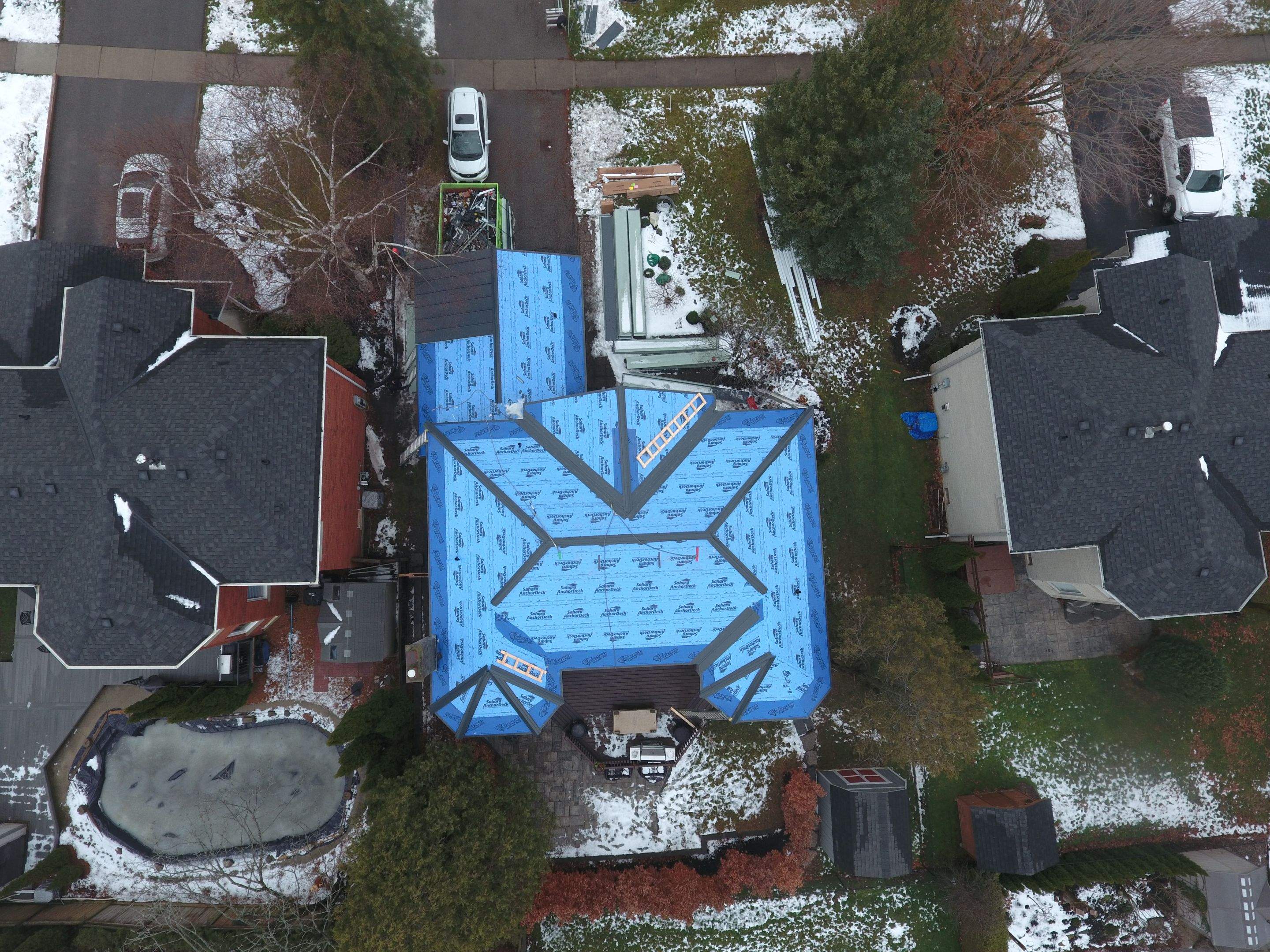 Roof Replacement using 16" Standing Seam Panels by Jay Carter Roofing & Sheet Metal