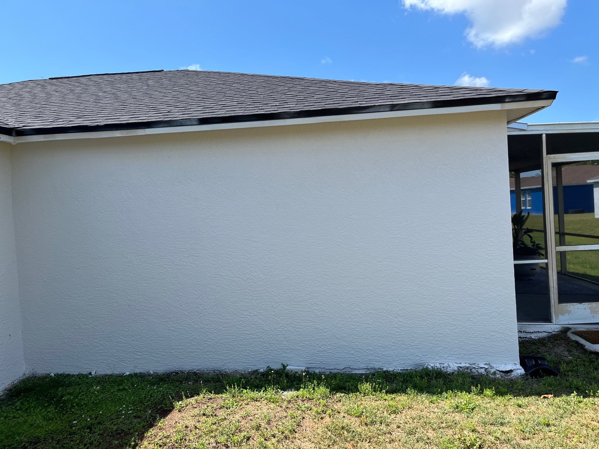 Black Seamless Gutters and Downspouts in Fort Myers FL by Gutter Professors