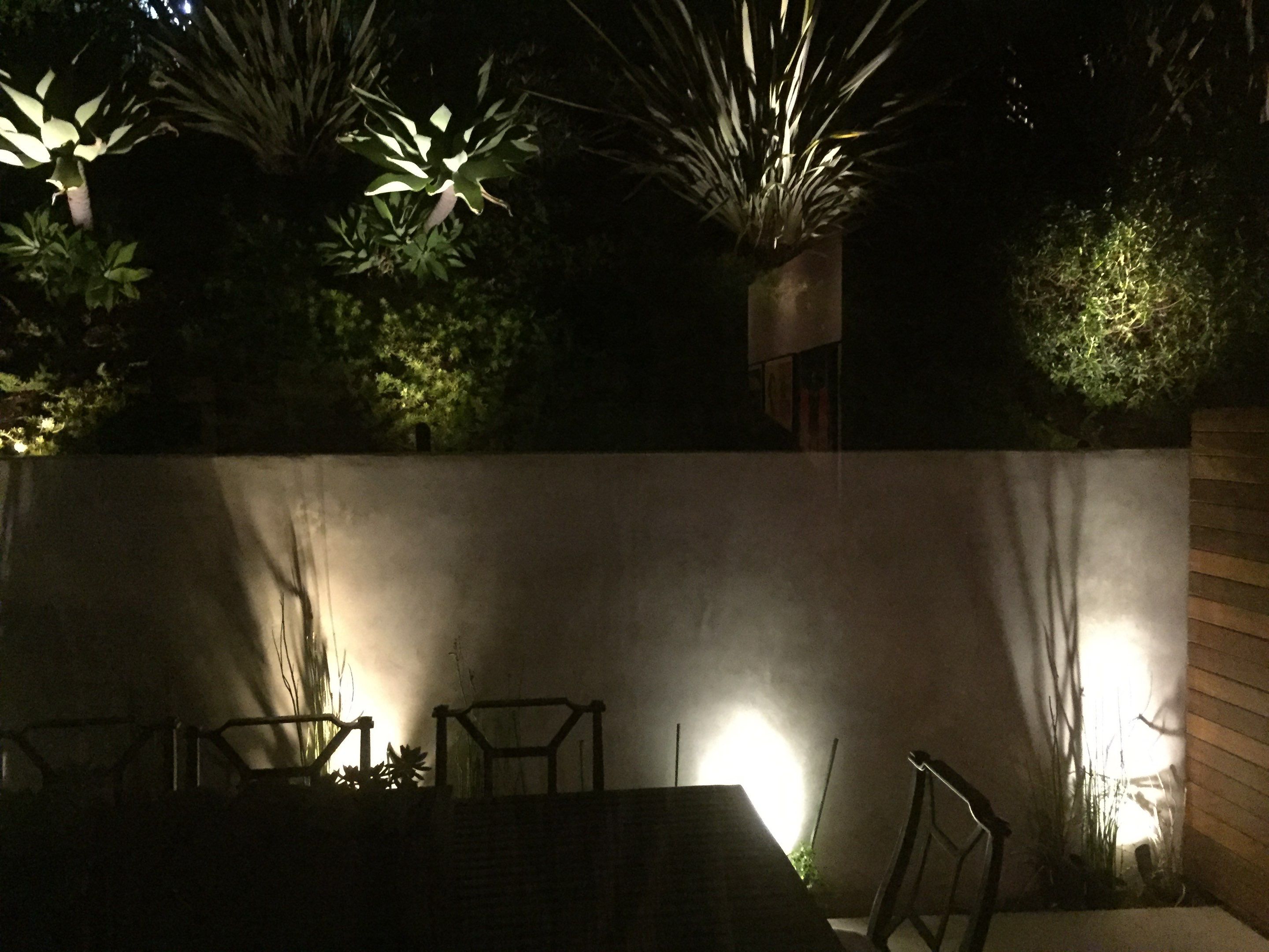 West Hollywood Outdoor Lighting and Audio Update by Outdoor Lights + Shades