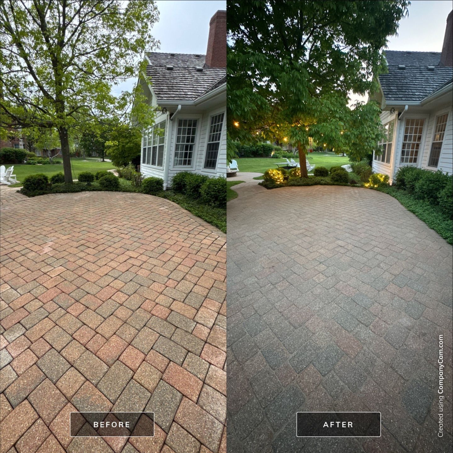 Project in Libertyville by Simmons Power & Soft Washing