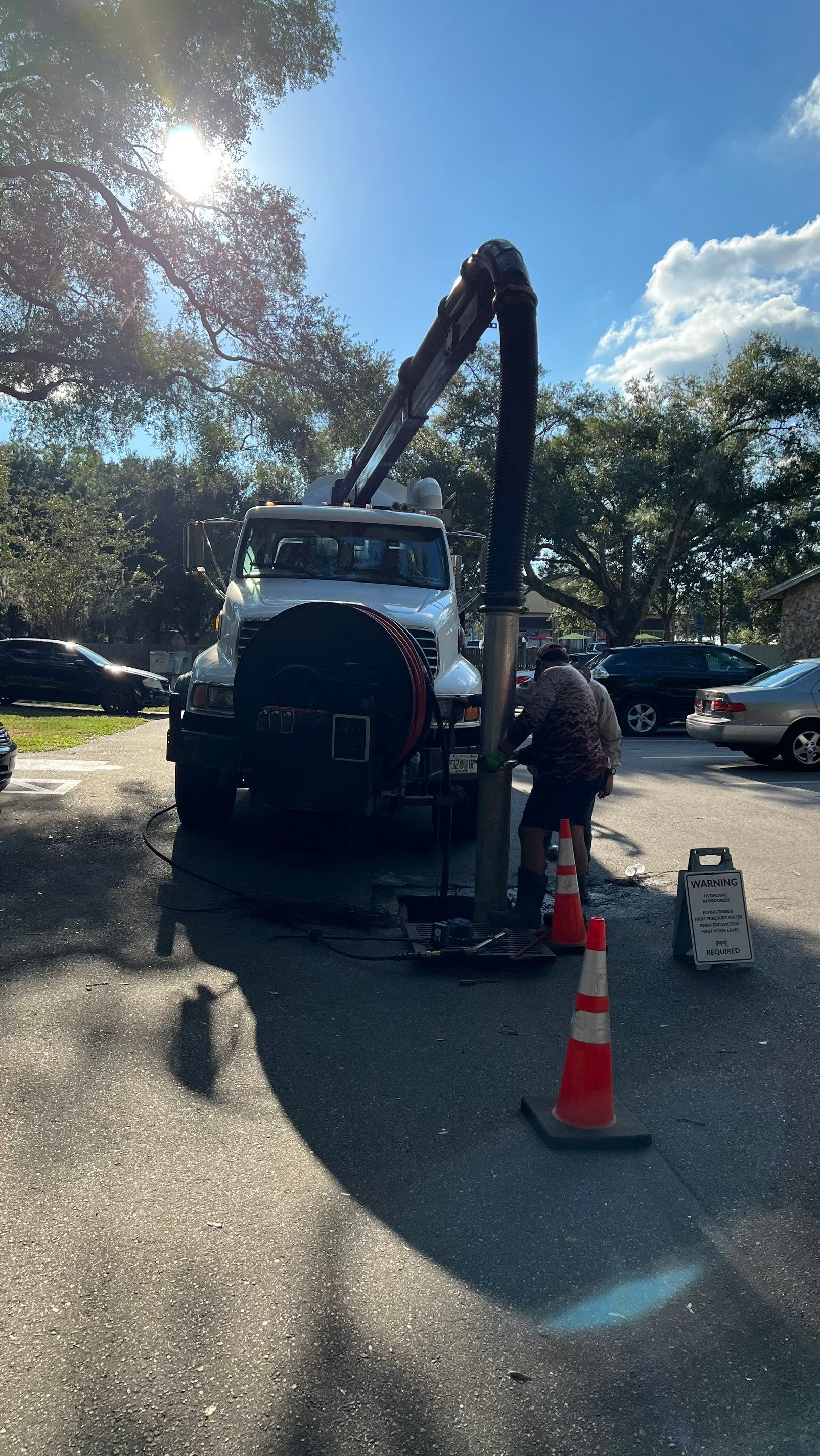 Apartment Complex Storm Water System Cleaning and Maintenance by APS Power & Water