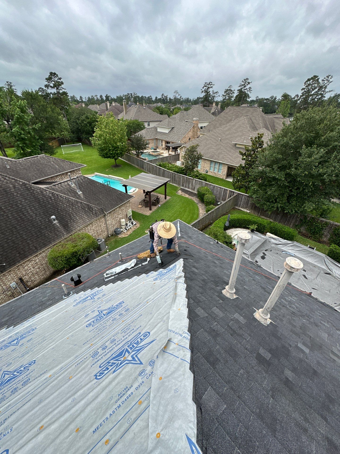 Project in Spring by Motion Roofing